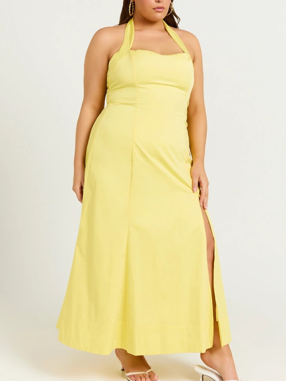Showpo Narissa Midi Dress - Yellow